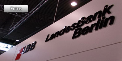 Weiterentwicklung eines Messestandes für die Landesbank Berlin AG (LBB) auf der Invest 2012